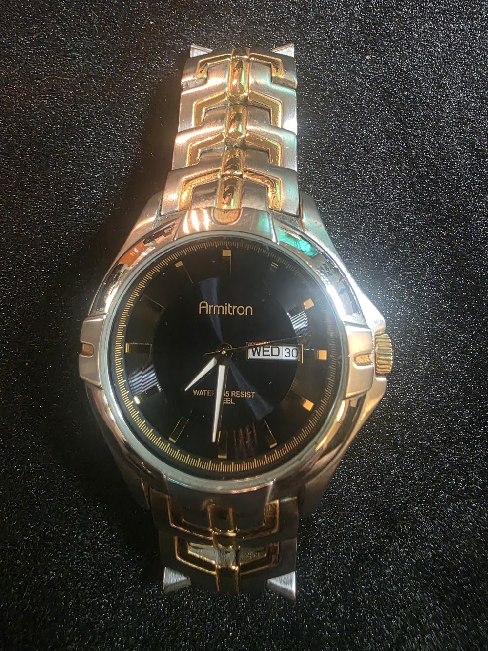 Armitron Men’s Two-Tone Gold & Silver Dress Watch